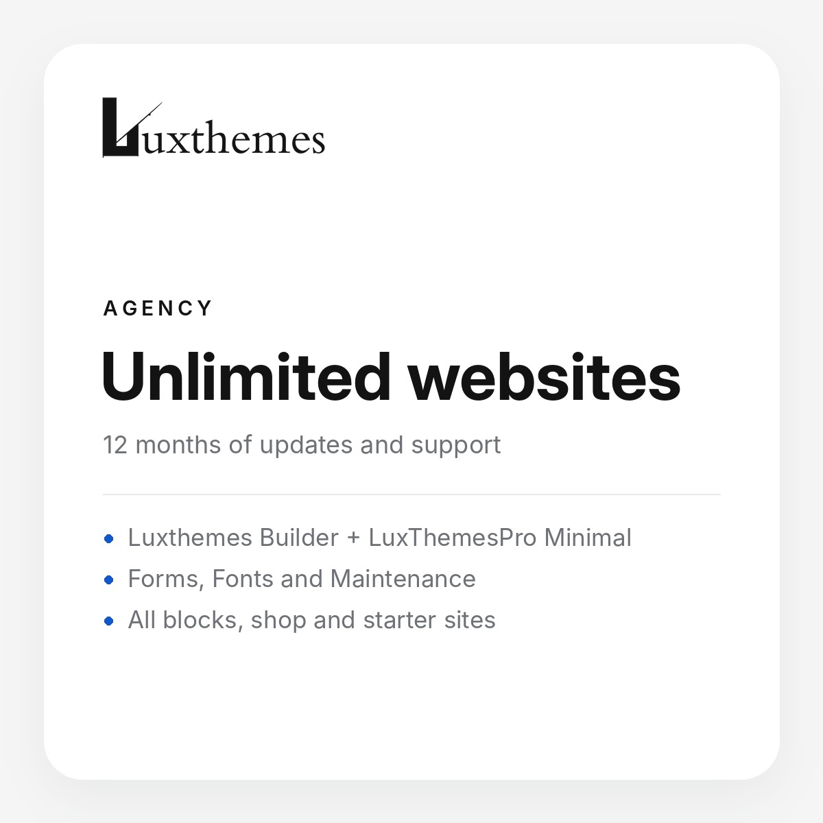 Luxthemes Builder – Agency